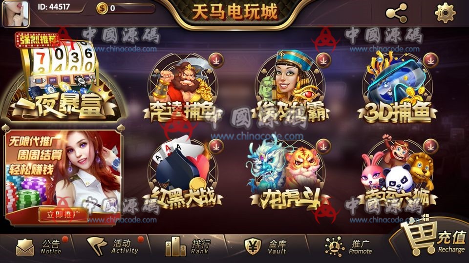 图片[2]-天马一夜暴富棋牌源码下载完美服务器端打包版本+完整数据+游戏众多-SellCode