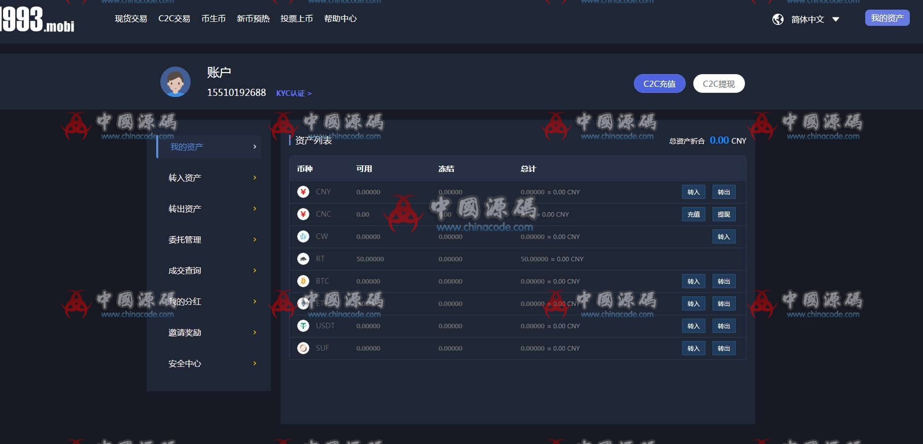 图片[2]-虚拟数字货币交易所源码|BTC|OTC|币币交易|完美运营版|区块链|带充值区块链交易所-SellCode