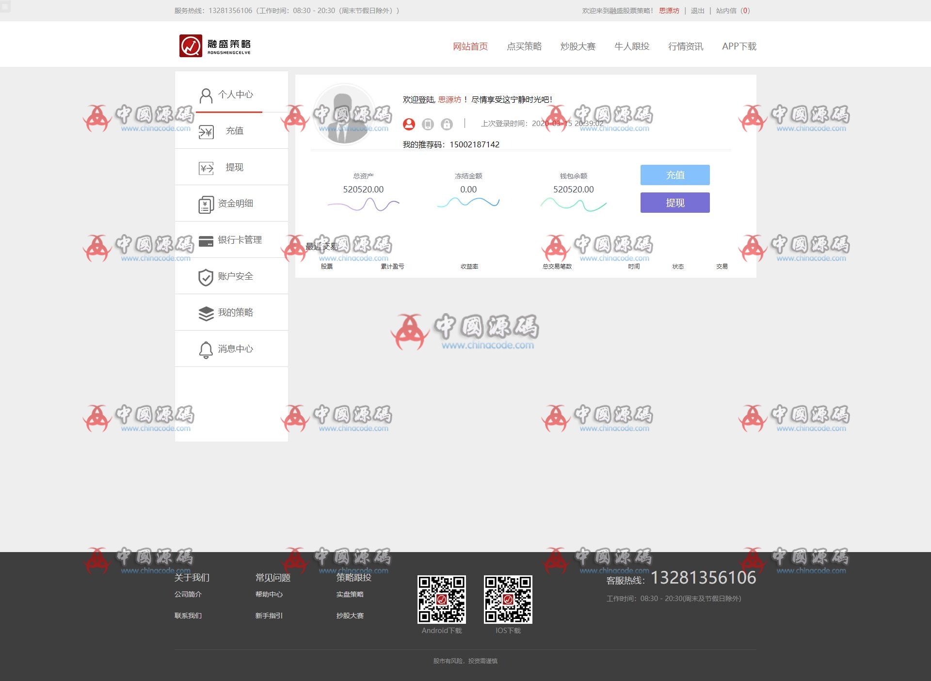 图片[2]-ThinkPHP开发配资资金盘整站源码/在线配资/股票配资公司/股票交易/牛股跟投/实盘策略源码-SellCode