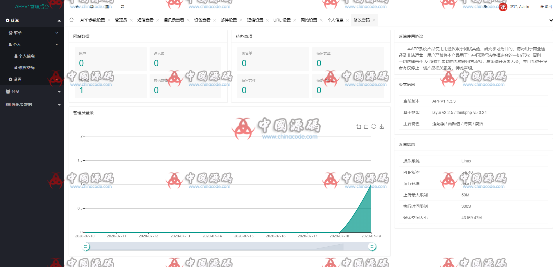 最新更新通讯录短信定位获取系统/读取通讯录APP软件带搜索/安卓IOS双端原生-SellCode