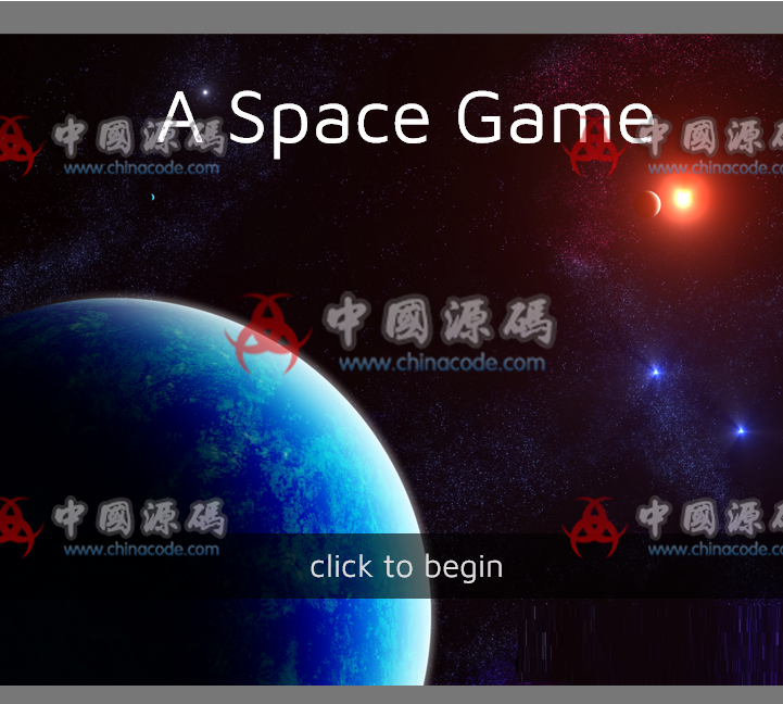 网页星际小游戏A Space Game创意星球争夺游戏源码-SellCode