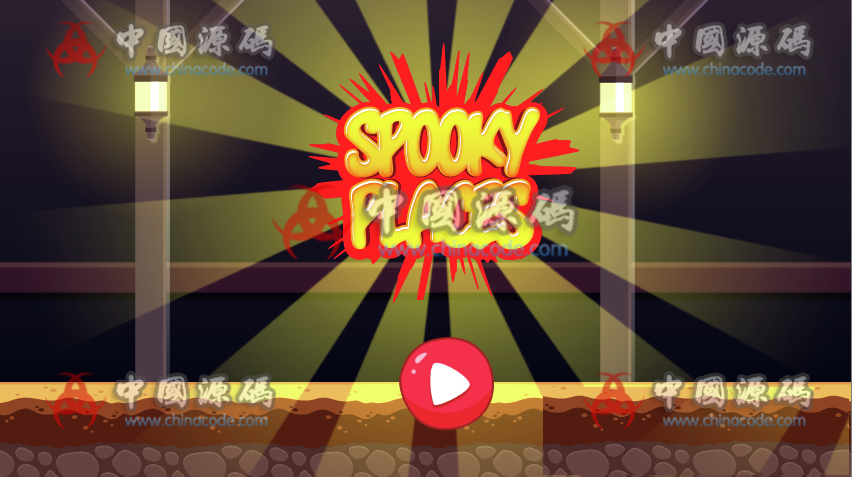 横版跑酷游戏SPOOKY PLACES源码-SellCode