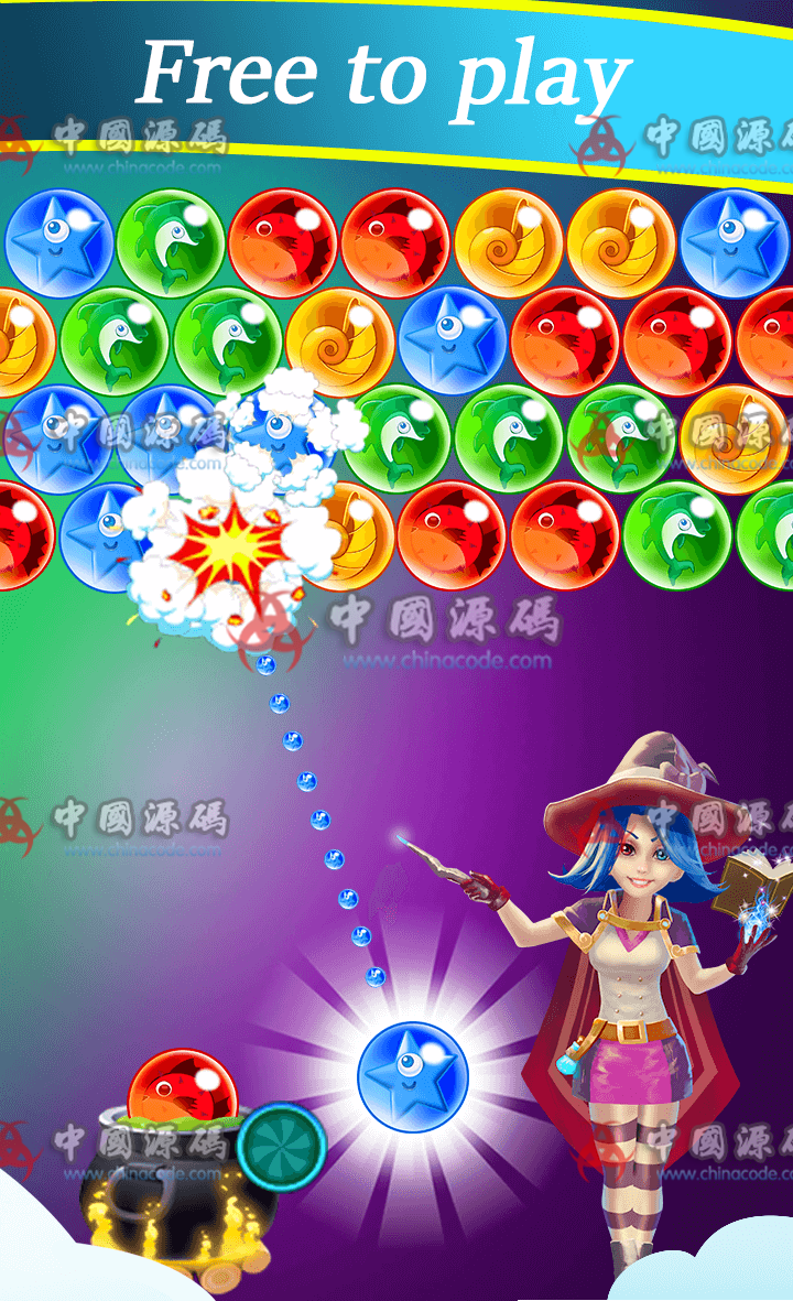 Unity魔法泡泡游戏源码Bubble Shooter Blast Mania-SellCode