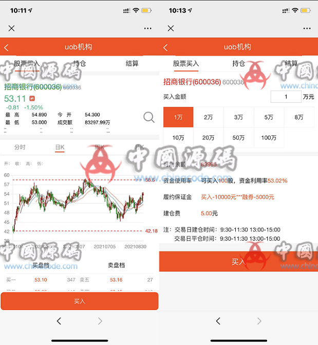 图片[2]-2022最新股票基金模拟盘源码 两融配资股票交易所系统源码-SellCode