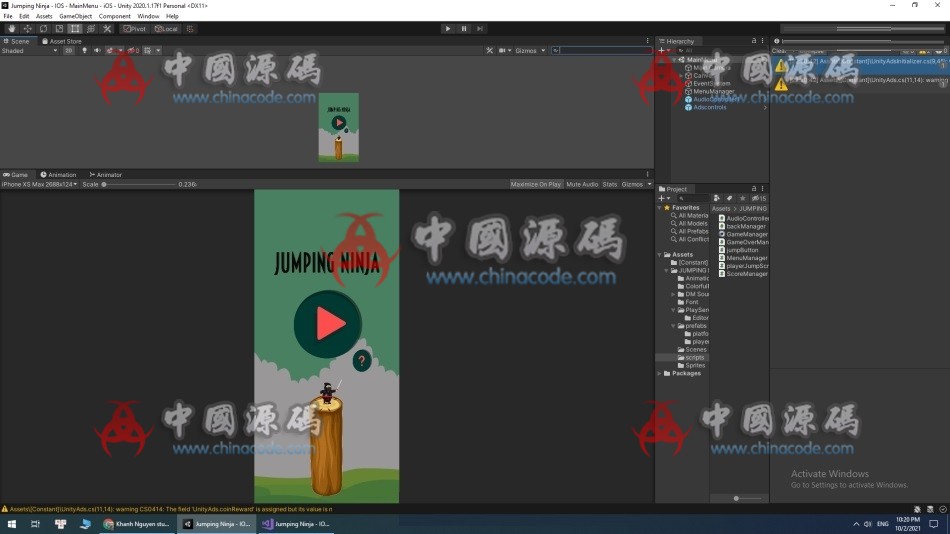 《Jumping Ninja》源码-SellCode