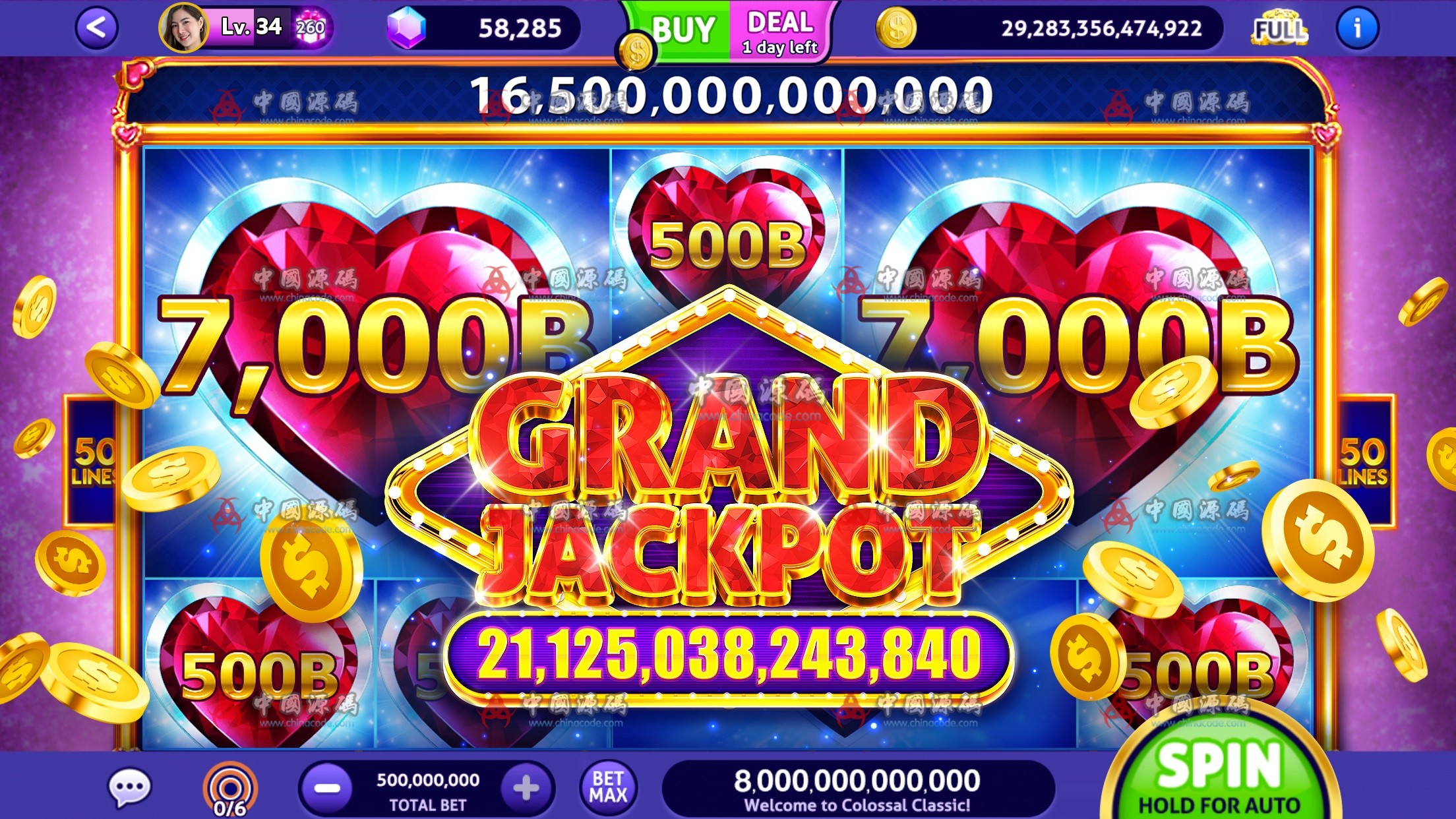 图片[6]-【置顶】英文SLOTS《Club Vegas Slots》源码-SellCode