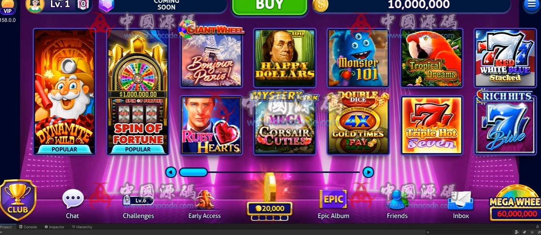 【置顶】英文SLOTS《Cash Billionaire – VIP Slots》源码-SellCode