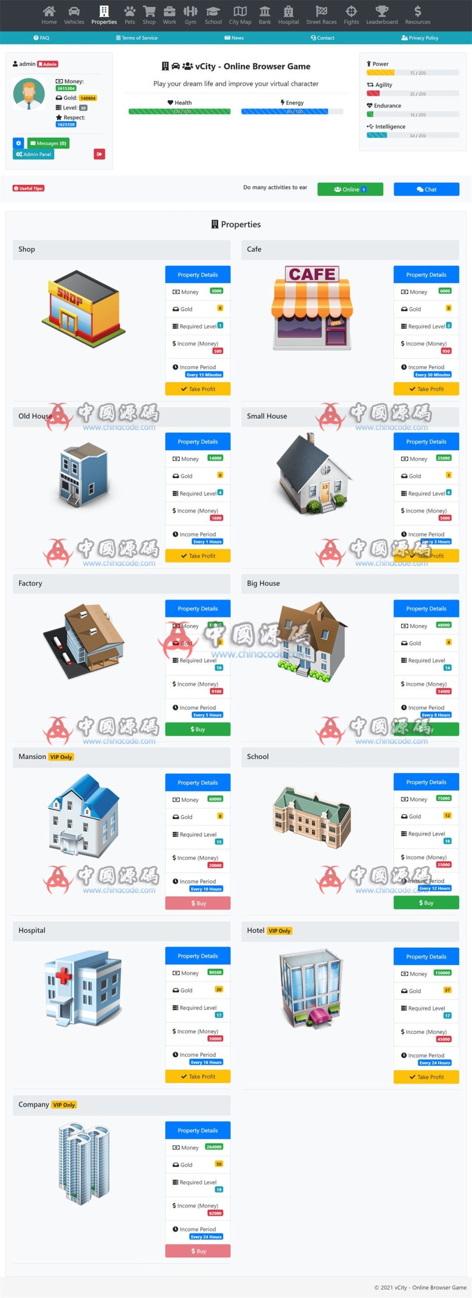 图片[3]-《vCity浏览器游戏平台》源码-SellCode
