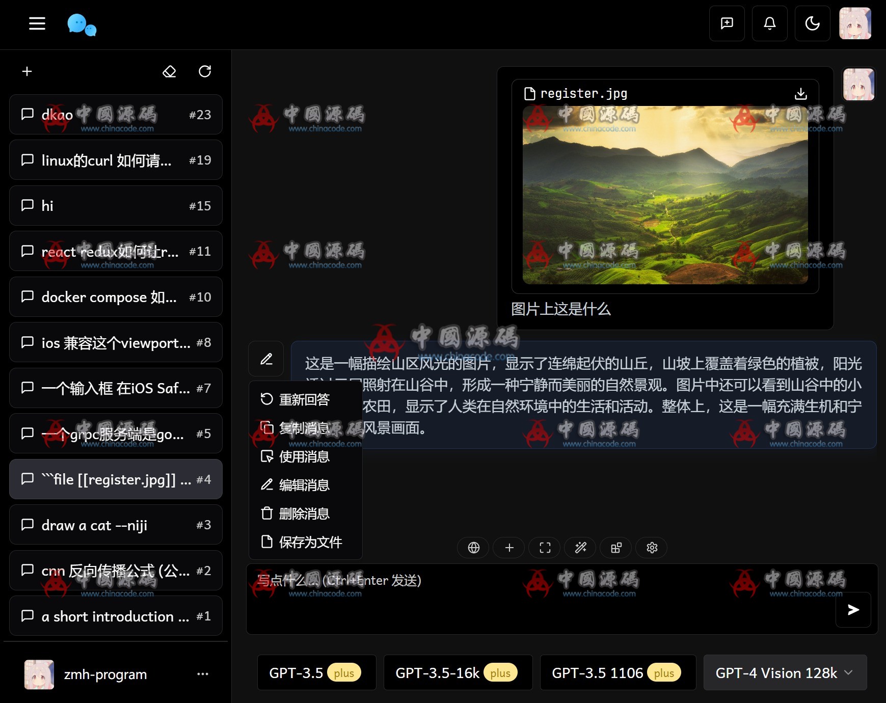 图片[4]-最新版ChatGPT对话系统源码 Chat Nio系统源码-SellCode