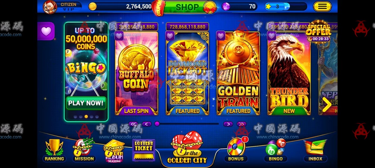 图片[2]-【置顶】英文SLOTS《Golden City Casino》源码-SellCode