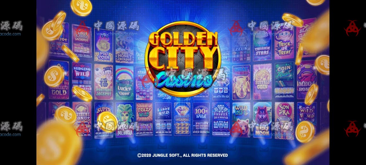 【置顶】英文SLOTS《Golden City Casino》源码-SellCode