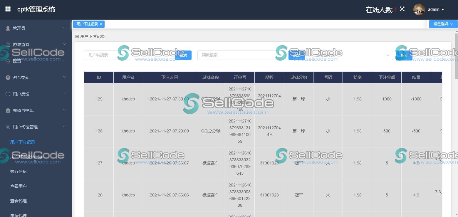 图片[11]-和迪士尼一样的/完美控杀/私彩+官彩两种菠菜源码-SellCode
