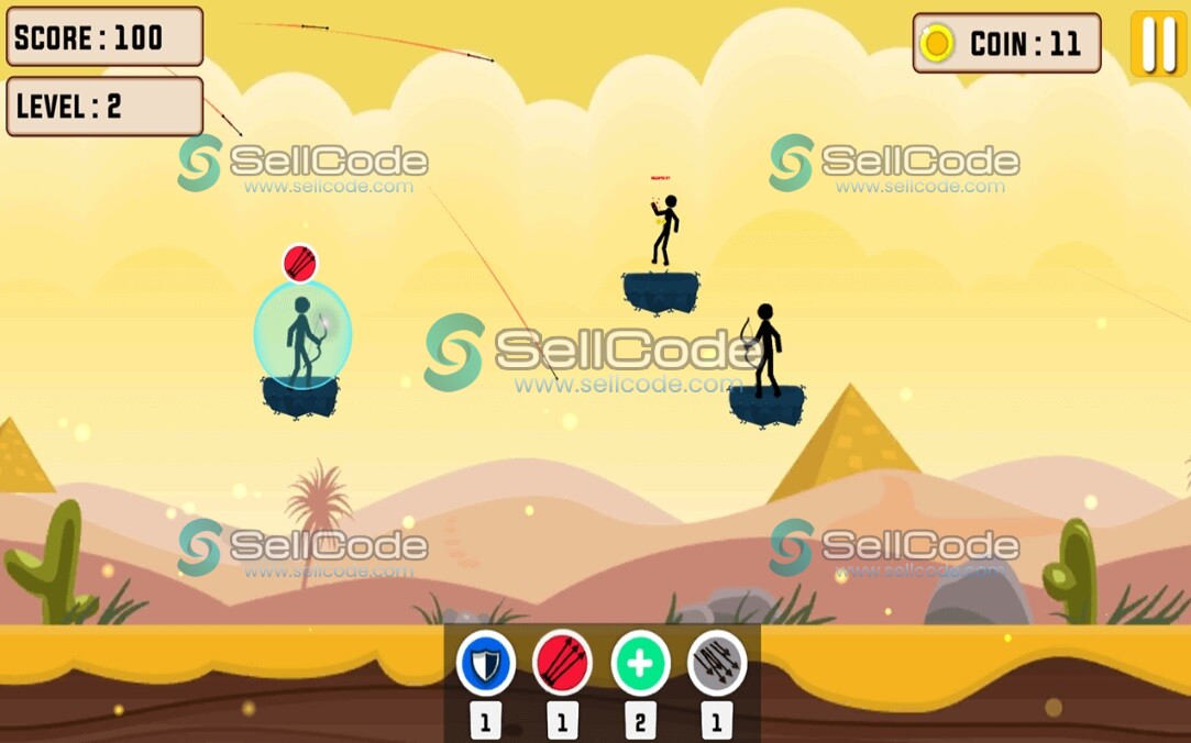 《Archery Hit – Stickman Bow Fight》源码-SellCode