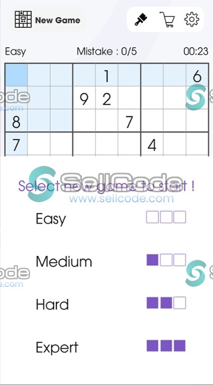 图片[2]-《Sudoku – Classic Puzzle Game》源码-SellCode