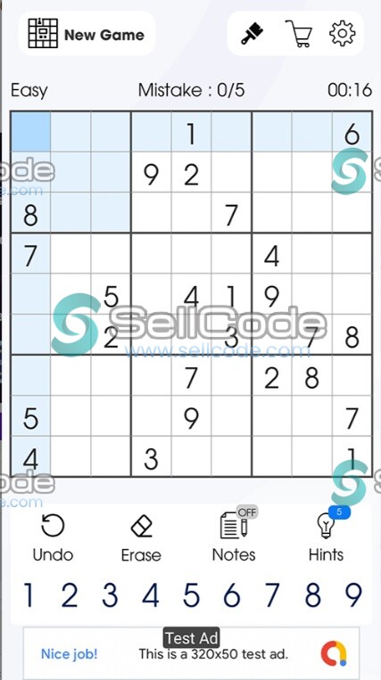 《Sudoku – Classic Puzzle Game》源码-SellCode
