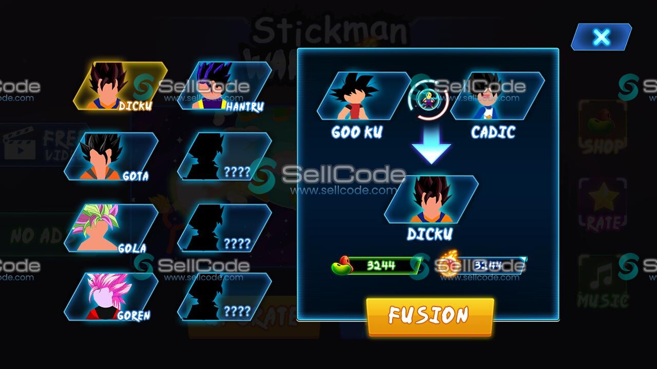 图片[4]-《Stickman Warriors Z》源码-SellCode