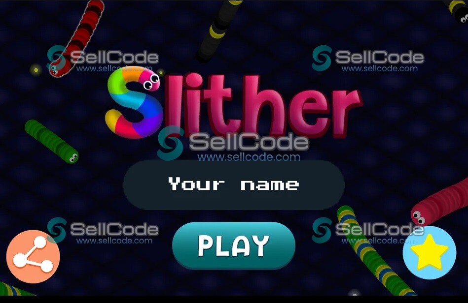 《Slither.io – Snake Battle Zone Game》源码-SellCode
