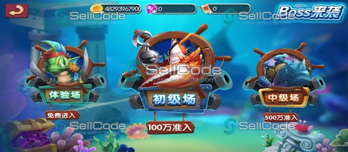 图片[2]-《街机疯狂捕鱼》源码-SellCode