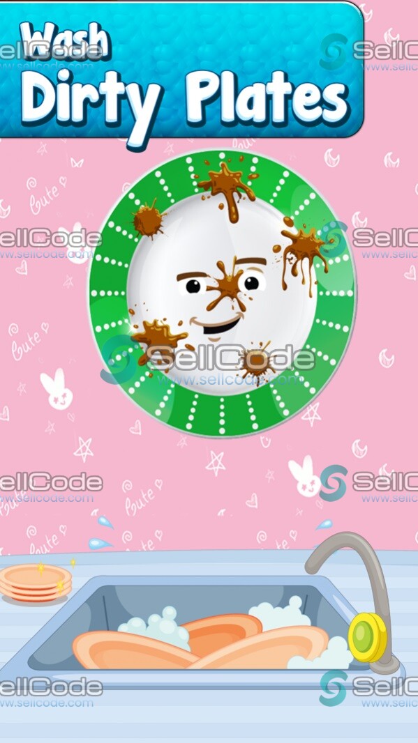 图片[2]-《Girl Dress Up Salon Dish Washing and Painting》源码-SellCode
