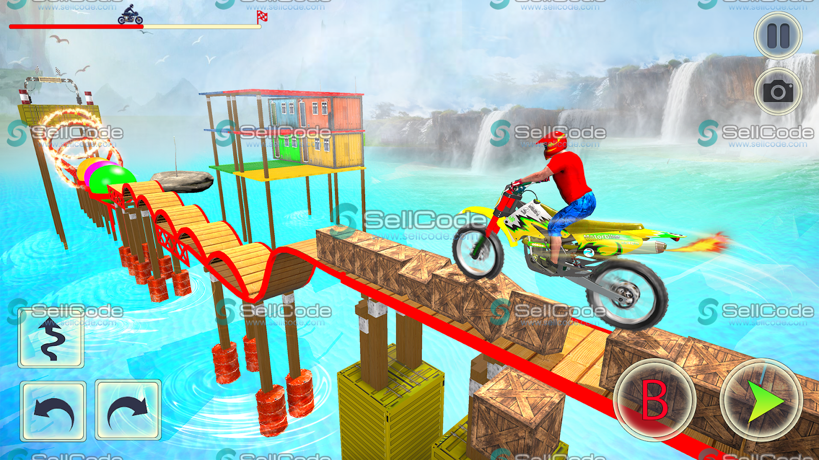 《Crazy Bike Stunt》源码-SellCode