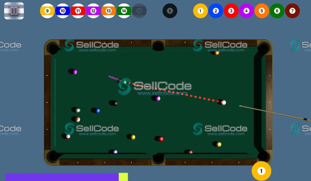 图片[2]-3D桌球《Pool Starter Kit》源码-SellCode