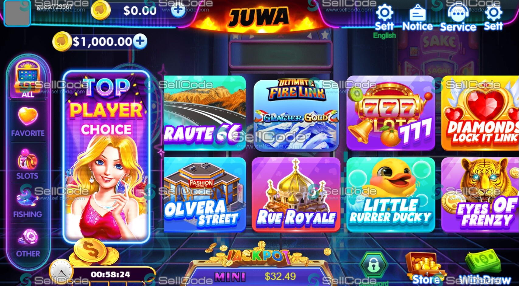 图片[4]-海外英文游戏《JuwaSlots》源码-SellCode