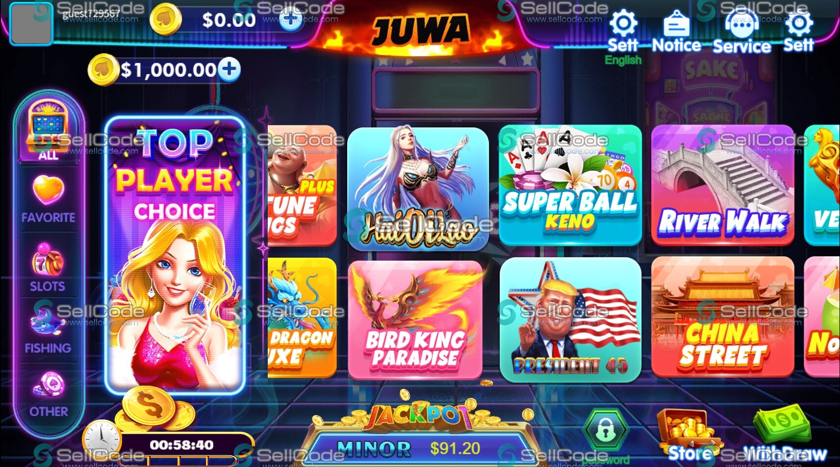 图片[3]-海外英文游戏《JuwaSlots》源码-SellCode