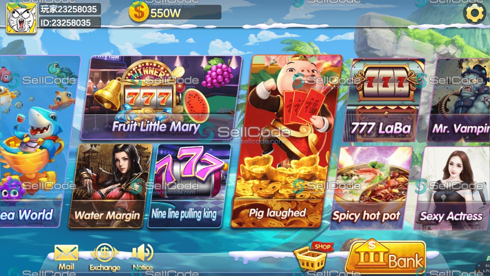 图片[2]-海螺电玩二开英文版源码-SellCode