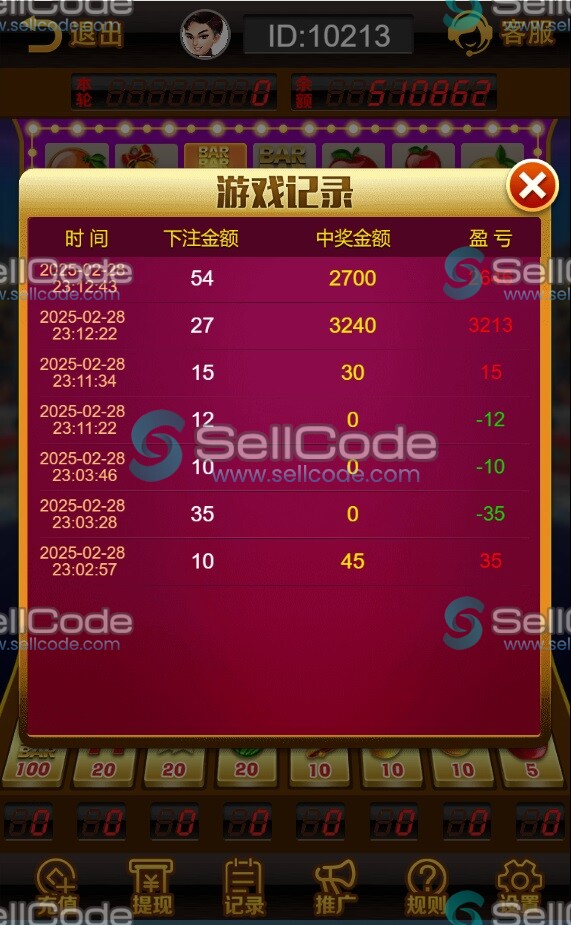 图片[6]-H5新版水果机免授权源码-SellCode