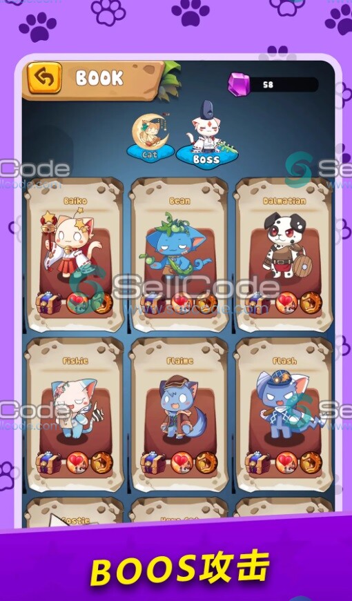 图片[2]-萌猫合并卡牌游戏源码-SellCode