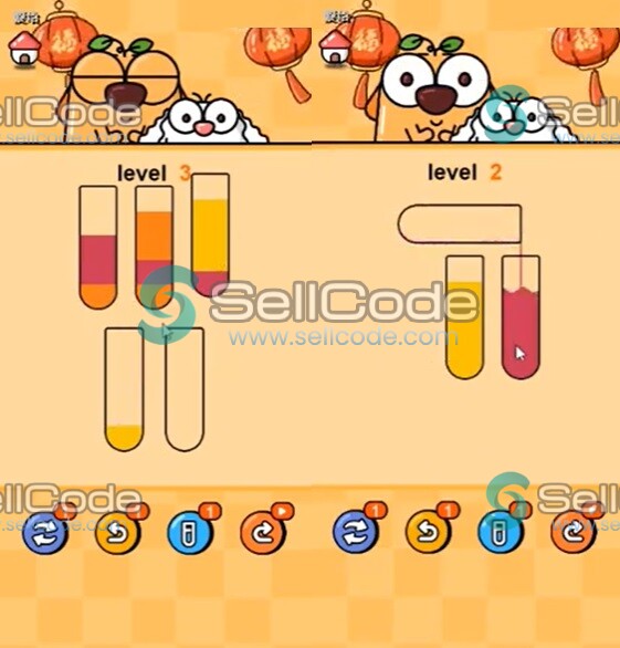 《倒水排序》源码-SellCode