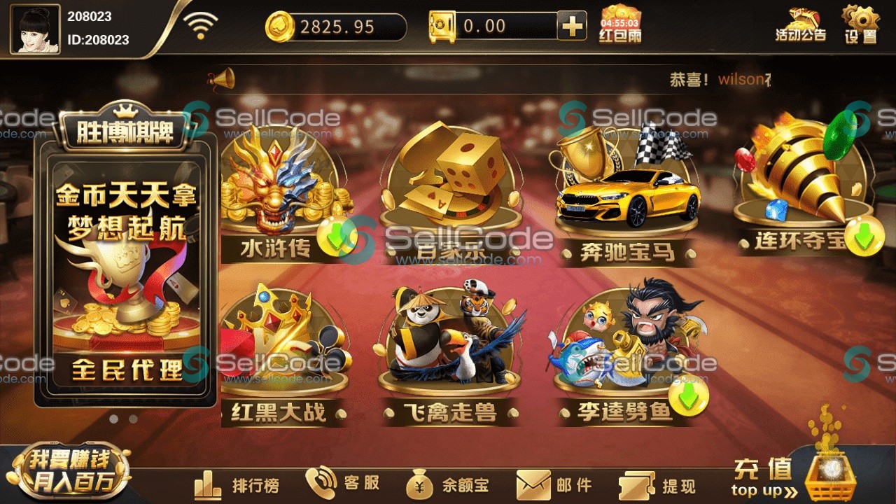 图片[3]-微星二开大金猪胜博棋牌源码+视频教程-SellCode