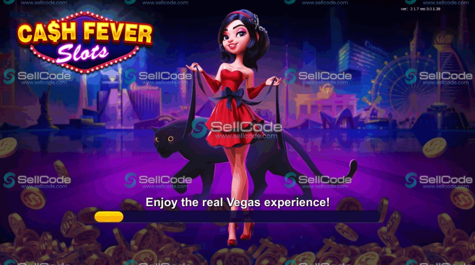 【置顶】《Cash Fever -Real Vegas Slots》源码-SellCode