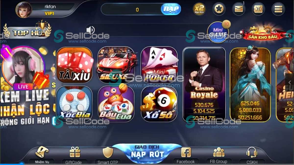 971越南语电玩平台源码-SellCode