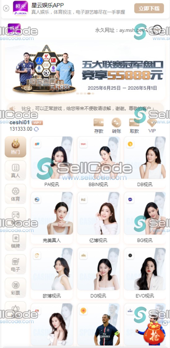 爱游体育真人视讯包网菠菜平台源码-SellCode