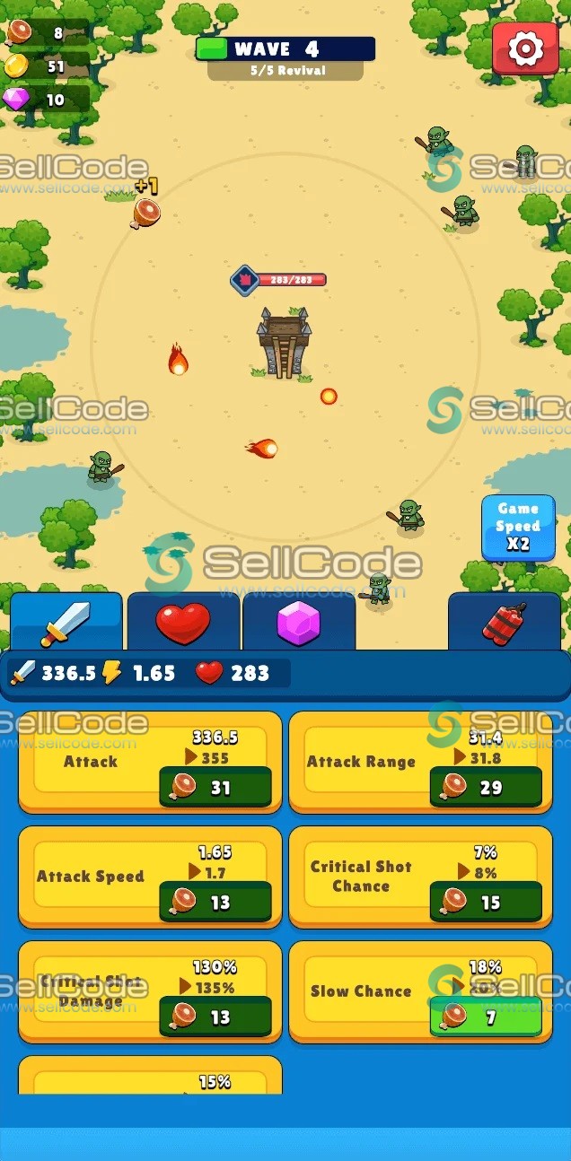 图片[3]-《Idle Tower Defense》源码-SellCode