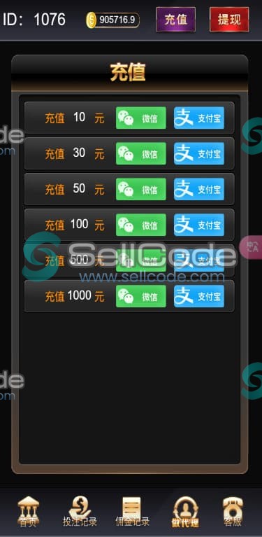 图片[13]-H5多游戏百家乐去除公众号游戏源码运营版+易支付+后台可控-SellCode