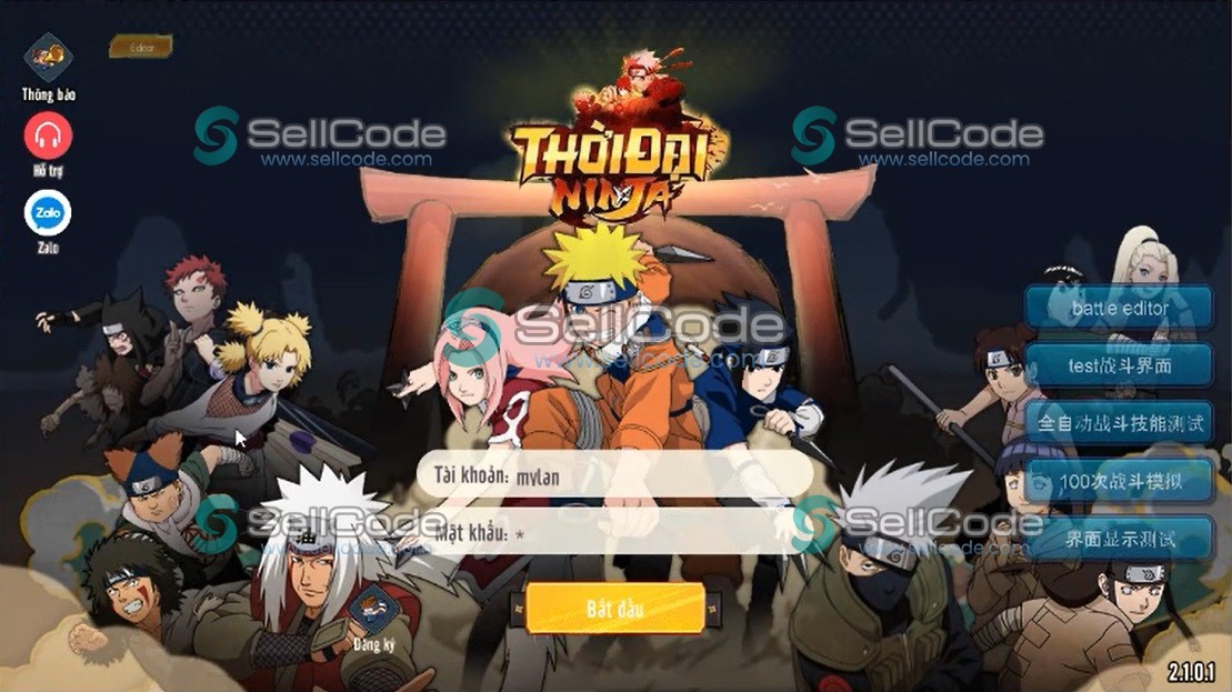 越南语《火影忍者》源码-SellCode