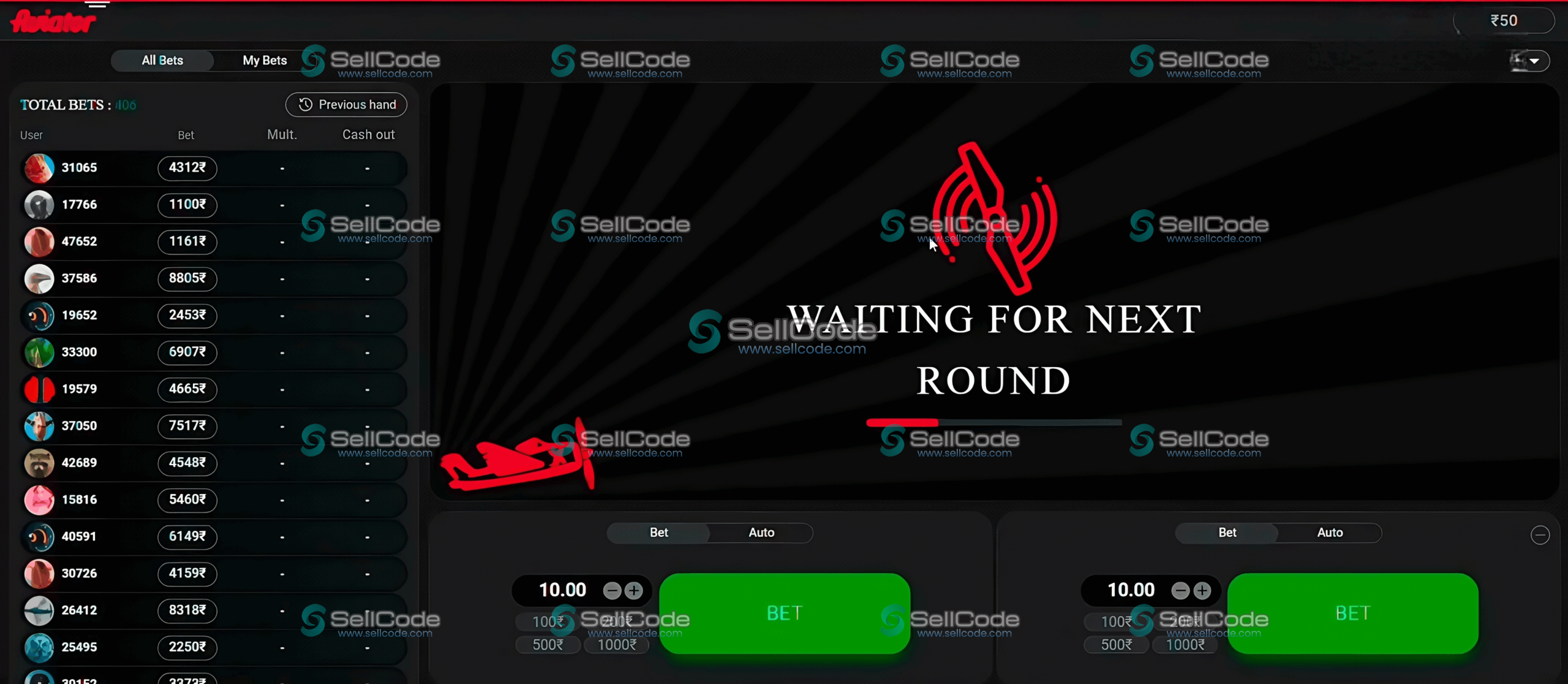 图片[2]-Aviator飞行员游戏源码/爆点游戏源码-SellCode