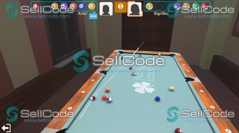 真实台球Unity游戏源码-SellCode