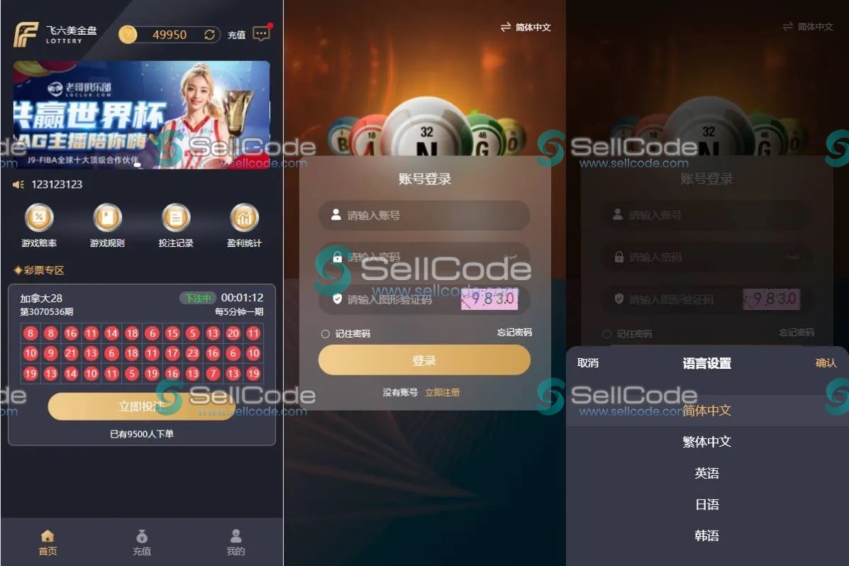 多语言加拿大PC28源码-SellCode