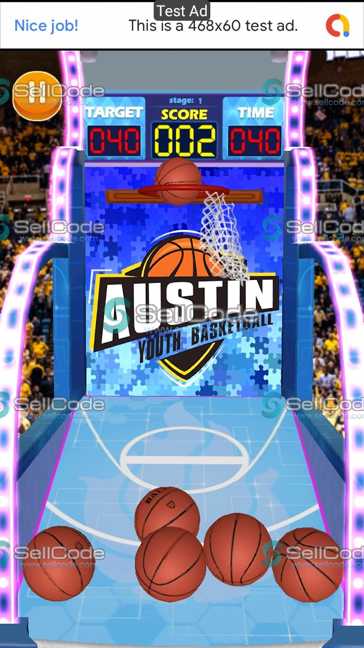 《Arcade Basketball》街机篮球游戏源码-SellCode