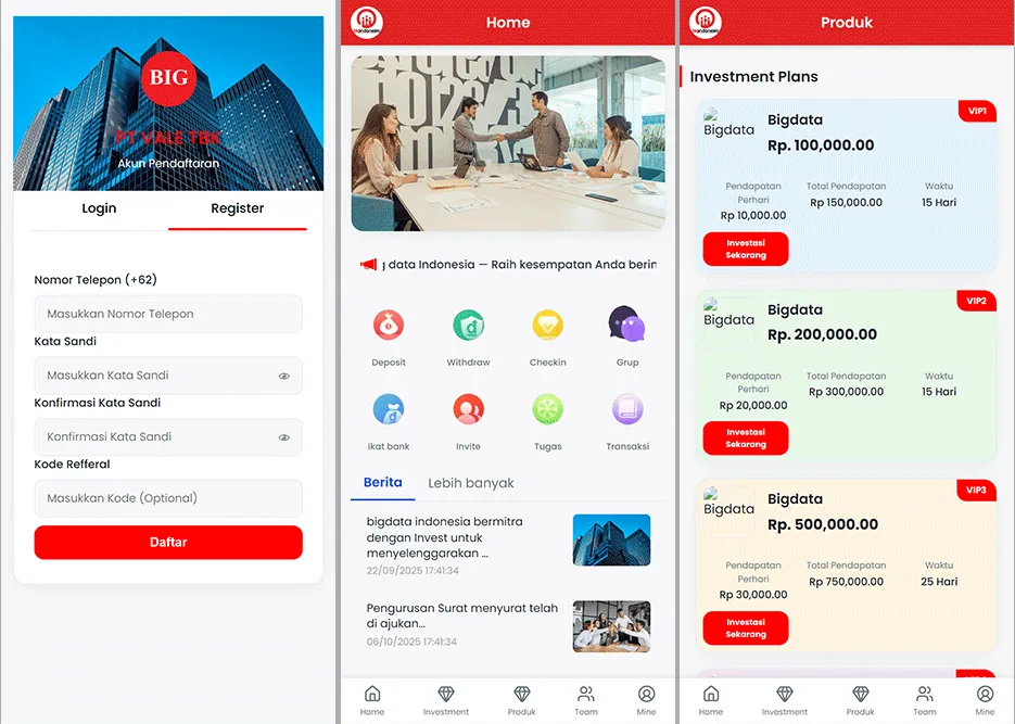 Laravel海外大数据理财投资系统源码/支持印尼语/自定义理财产品与三级分销-SellCode