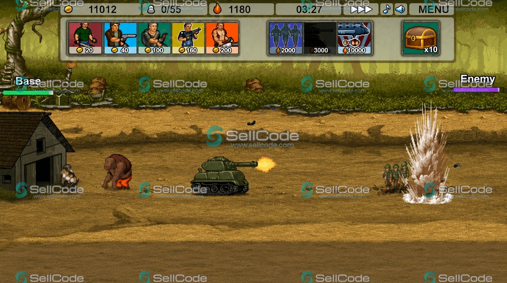 图片[2]-横版塔防《Rush Defense 1.0》源码-SellCode