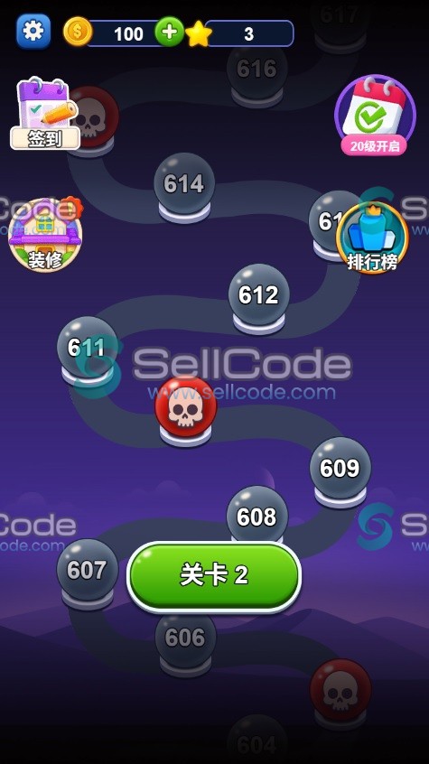 图片[6]-《炫彩泡泡》泡泡龙游戏源码-SellCode